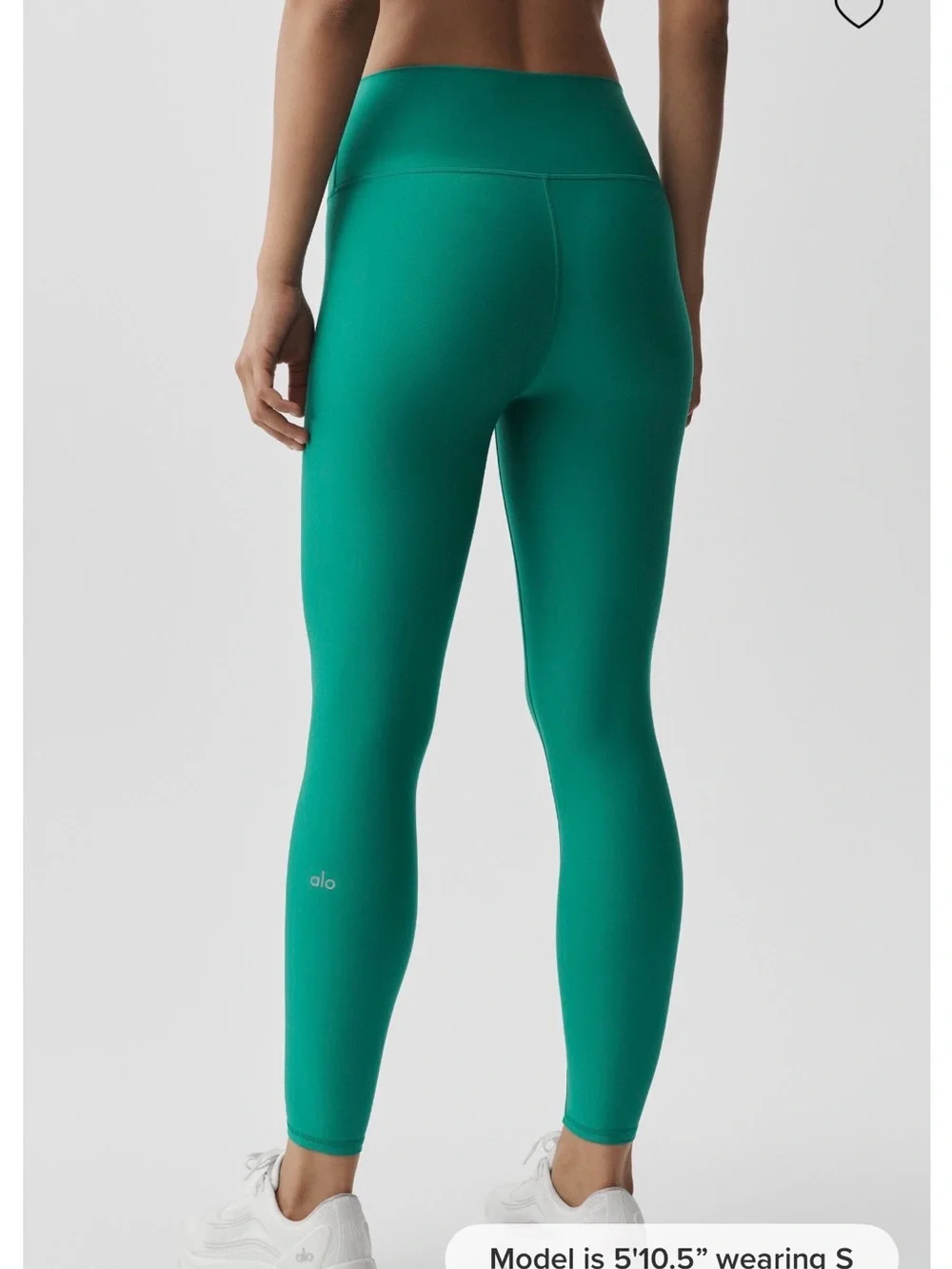 29. ALO 7/8 High-waist Airlift leggings in Emerald Isle